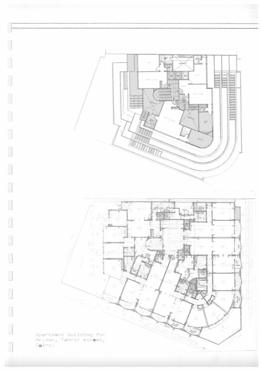 Apartment Building, Tahrir Street – From the portfolio book, p. 156
