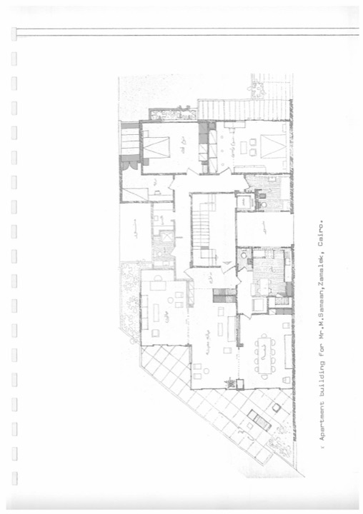عمارة المهندس مكرم سمعان – الزمالك – من كتاب الأعمال، صفحة ١٦٣