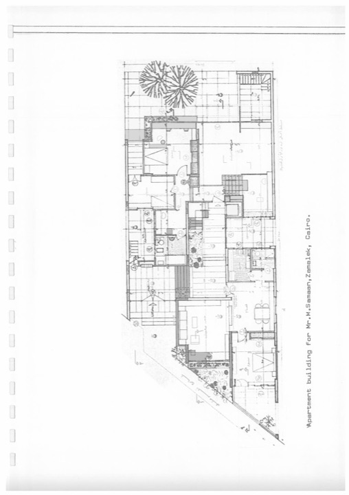 عمارة المهندس مكرم سمعان – الزمالك – من كتاب الأعمال، صفحة ١٦٤