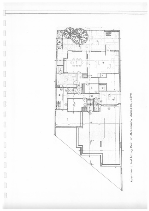 عمارة المهندس مكرم سمعان – الزمالك – من كتاب الأعمال، صفحة ١٦٦